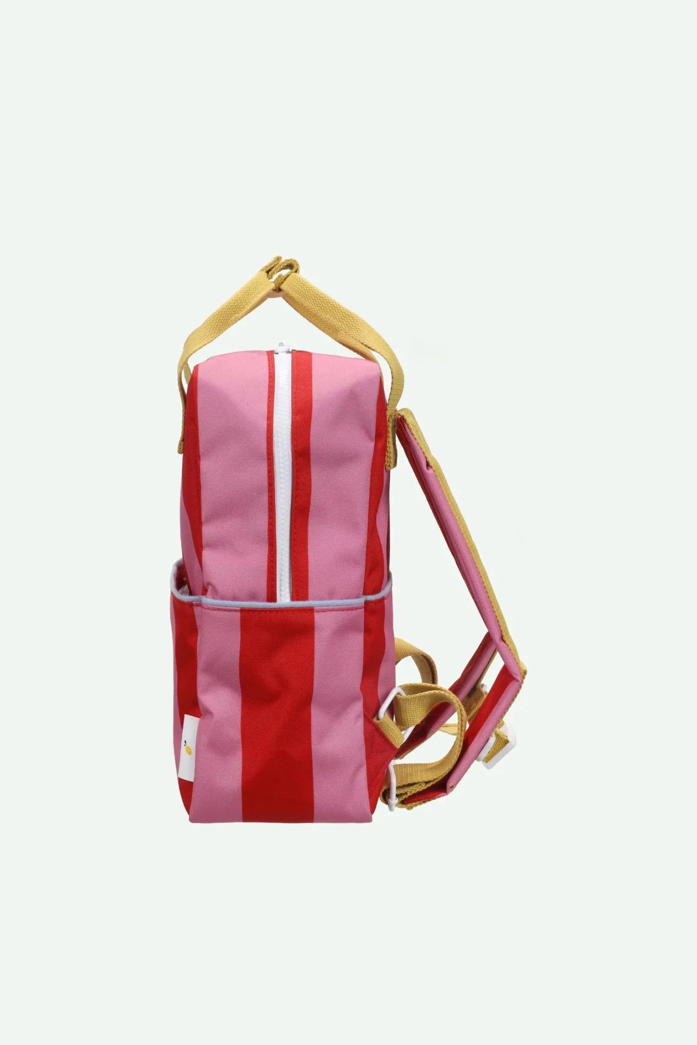 Sticky Lemon - LEMON TREE Kinder - Rucksack (M) • stripes | red apple + rosebay pink - ROSA ECK
