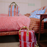 Sticky Lemon - LEMON TREE Kinder - Rucksack (M) • stripes | red apple + rosebay pink - ROSA ECK
