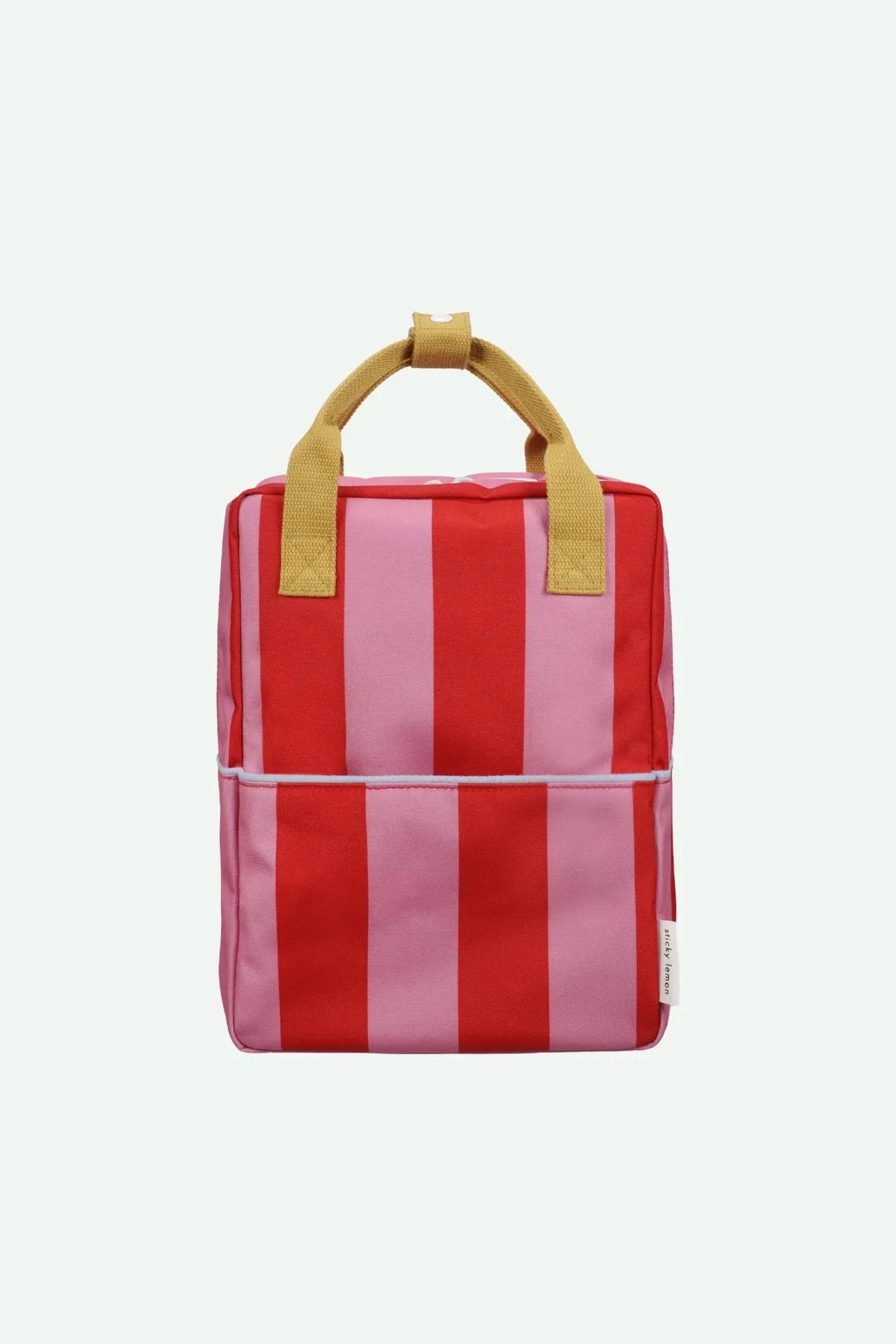 Sticky Lemon - LEMON TREE Kinder - Rucksack (M) • stripes | red apple + rosebay pink - ROSA ECK