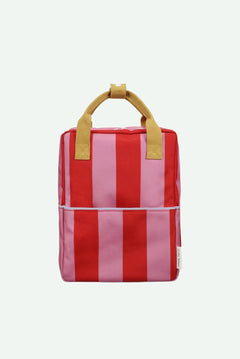 Sticky Lemon - LEMON TREE Kinder - Rucksack (M) • stripes | red apple + rosebay pink - ROSA ECK