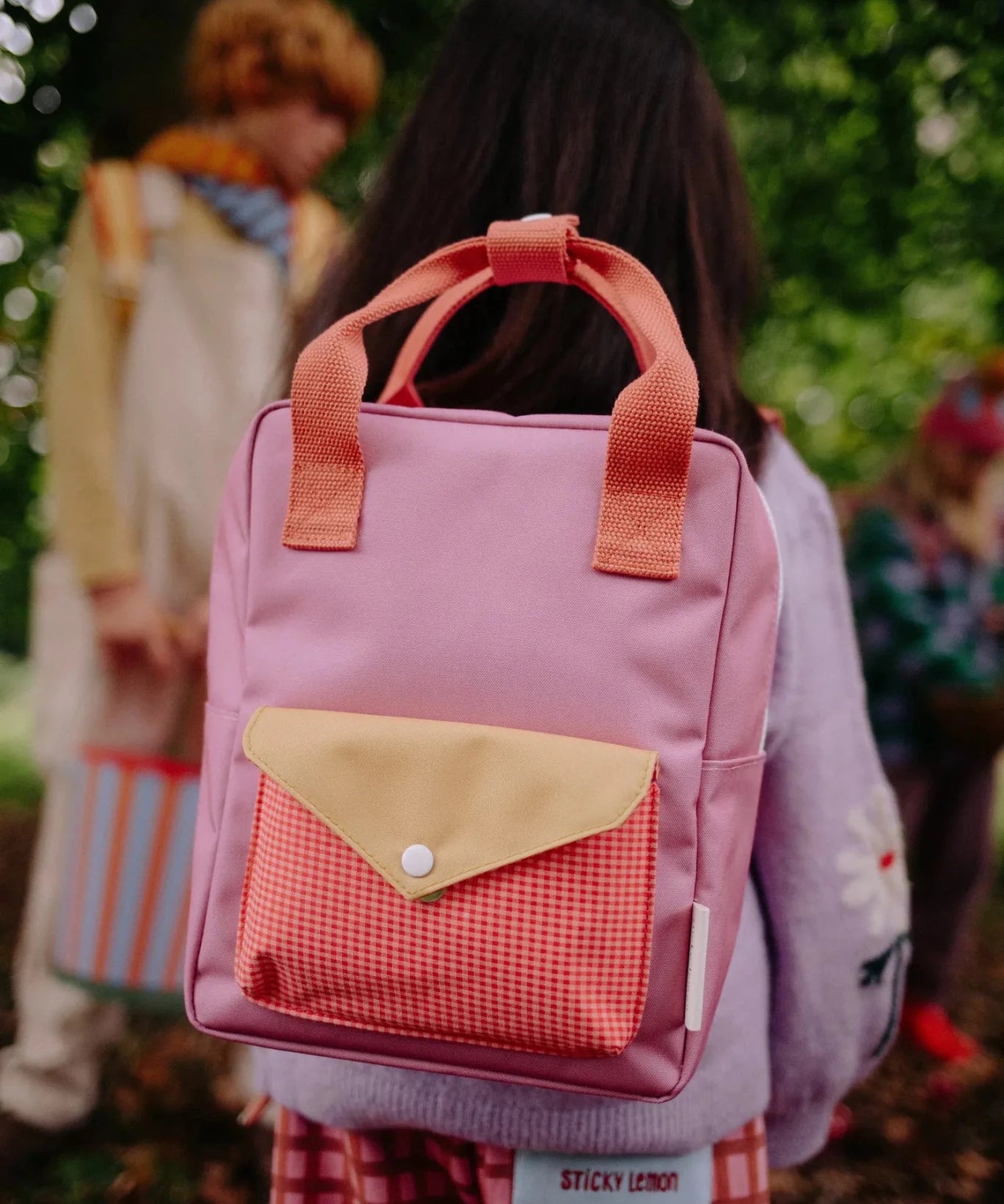 Sticky Lemon - LEMON TREE Kinder - Rucksack (S) • envelope | rosebay pink - ROSA ECK
