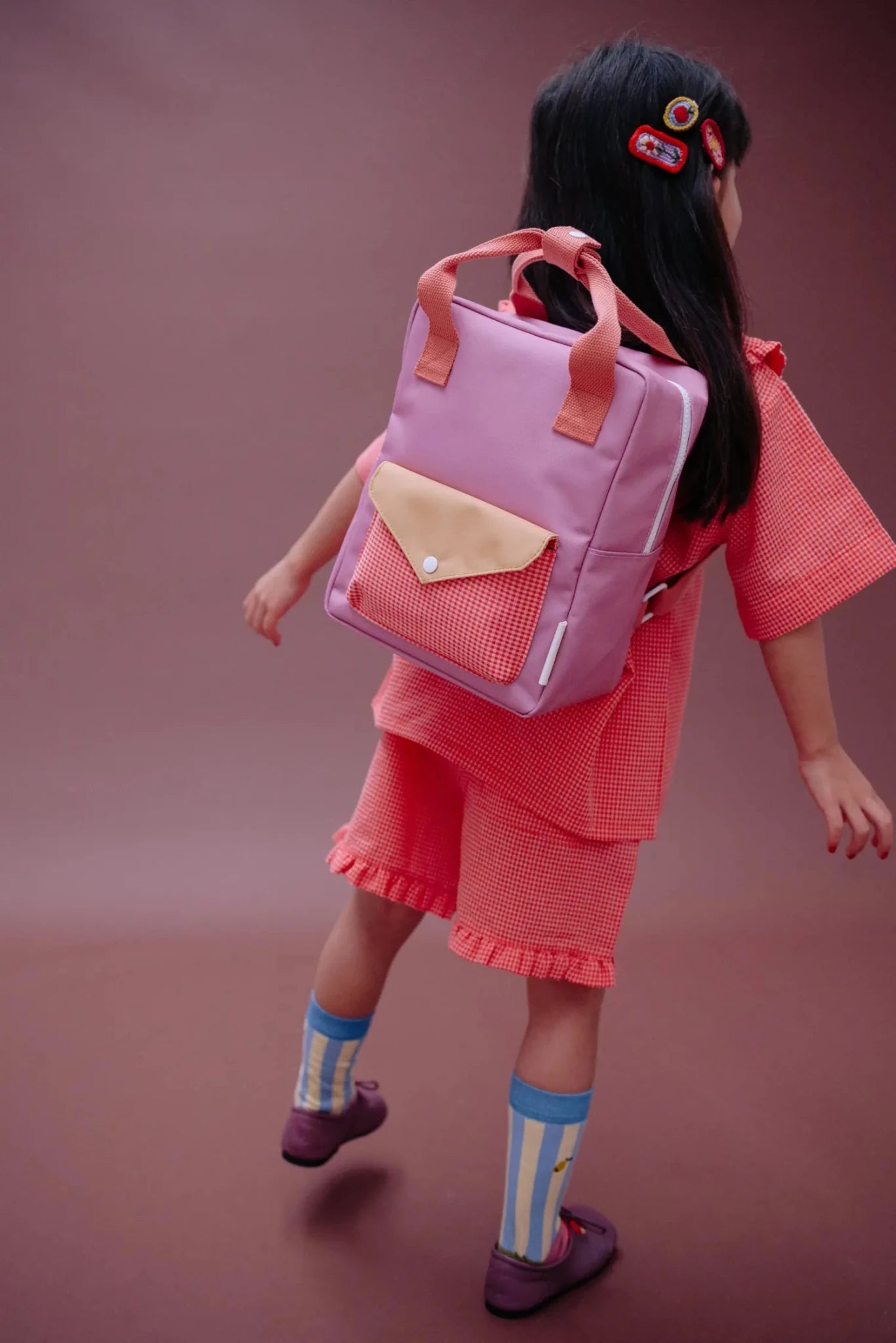 Sticky Lemon - LEMON TREE Kinder - Rucksack (S) • envelope | rosebay pink - ROSA ECK