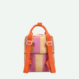 Sticky Lemon - LEMON TREE Kinder - Rucksack (S) • stripes | rosebay pink + apple grub - ROSA ECK