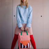 STICKY MEMORIES Kinder-Rucksack (L) • envelope | peachy pink