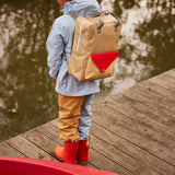 Sticky Lemon - WONDERS Kinder - Rucksack Large • envelope / reed green - Rucksack - ROSA ECK