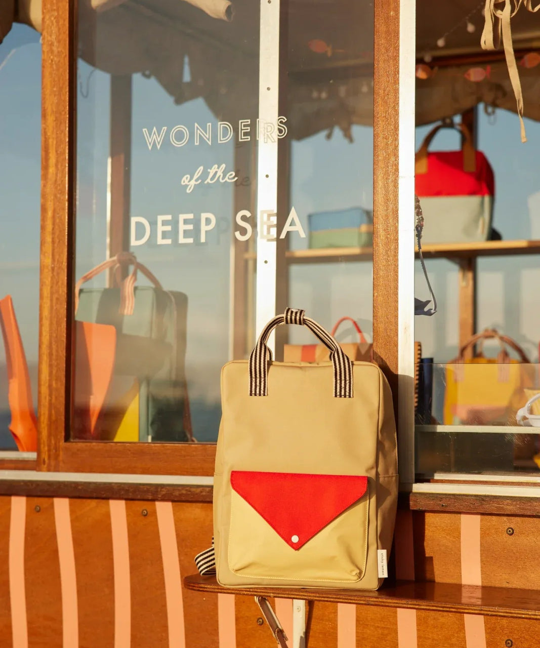 Sticky Lemon - WONDERS Kinder - Rucksack Large • envelope / reed green - Rucksack - ROSA ECK