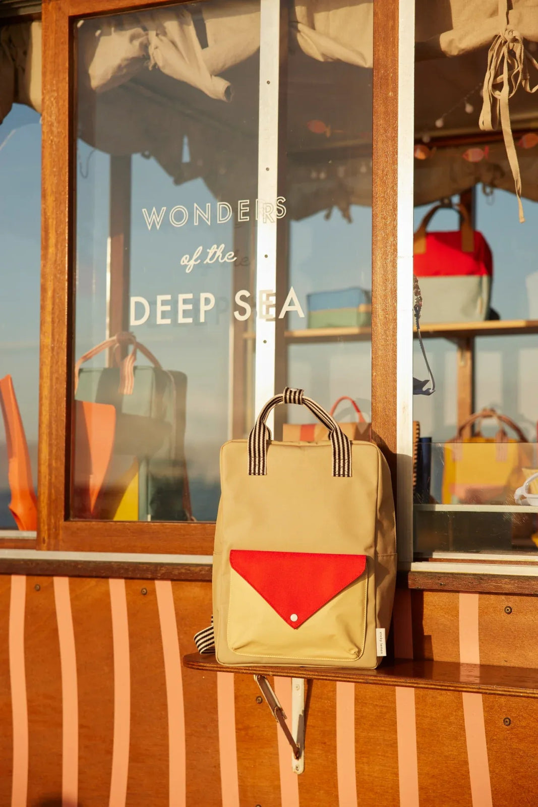 Sticky Lemon - WONDERS Kinder - Rucksack Large • envelope / reed green - Rucksack - ROSA ECK