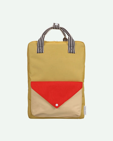 Sticky Lemon - WONDERS Kinder - Rucksack Large • envelope / reed green - Rucksack - ROSA ECK Concept Store