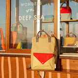 Sticky Lemon - WONDERS Kinder - Rucksack Large • envelope / reed green - Rucksack - ROSA ECK Concept Store