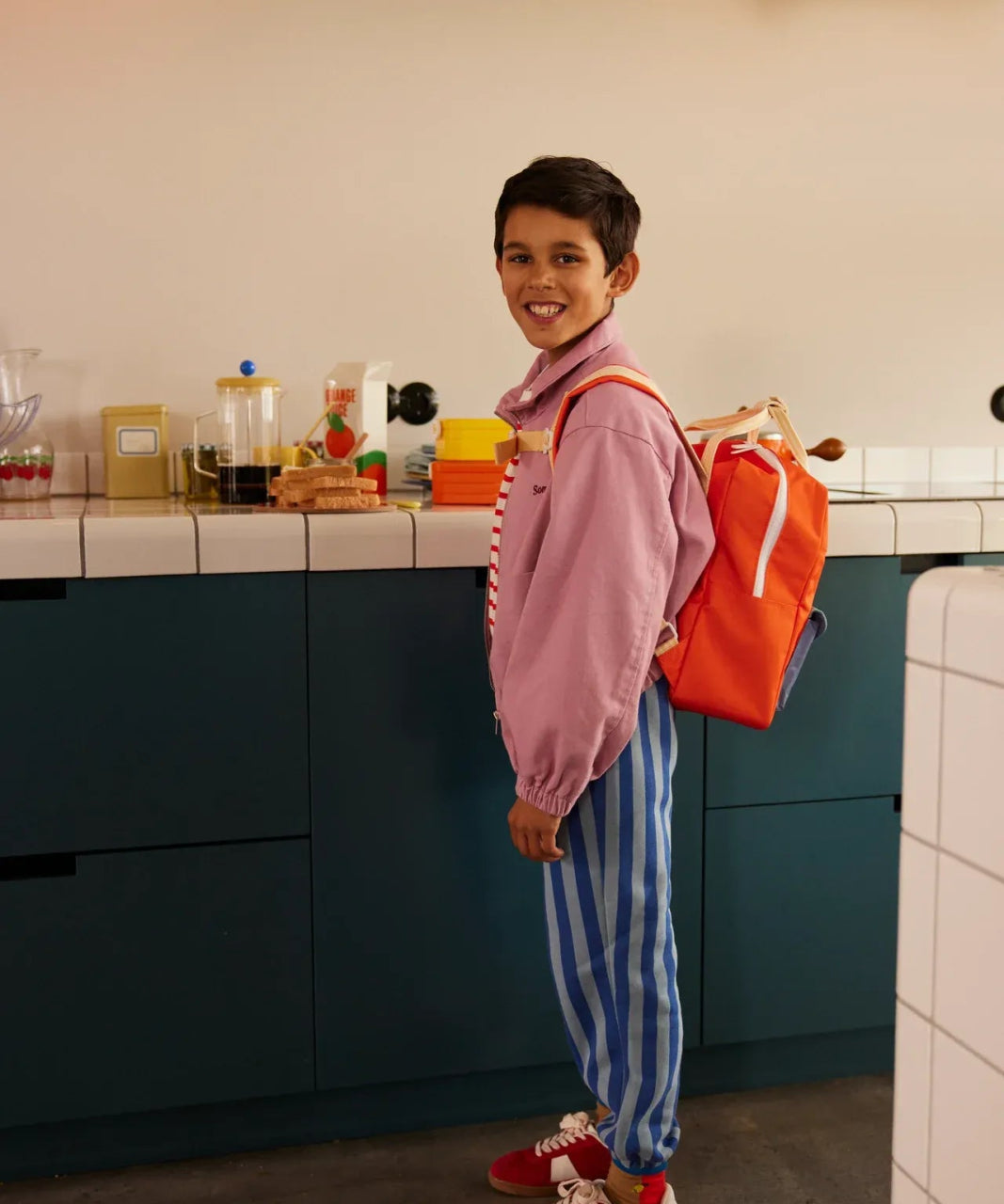 Sticky Lemon - WONDERS Kinder - Rucksack Medium • envelope / lifebuoy orange - Rucksack - ROSA ECK