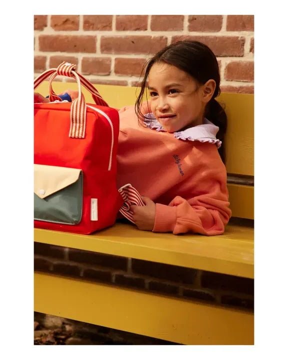 Sticky Lemon - WONDERS Kinder - Rucksack Small • envelope / red hat - Rucksack - ROSA ECK