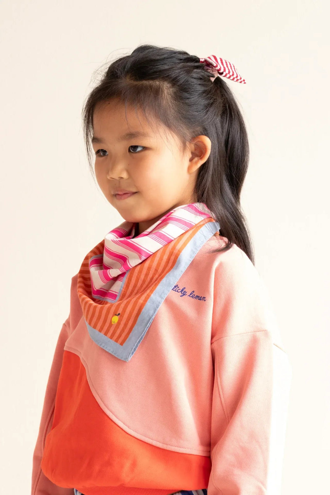 Sticky Lemon - WONDERS Schal • coral pink + shipwreck - Schal - ROSA ECK