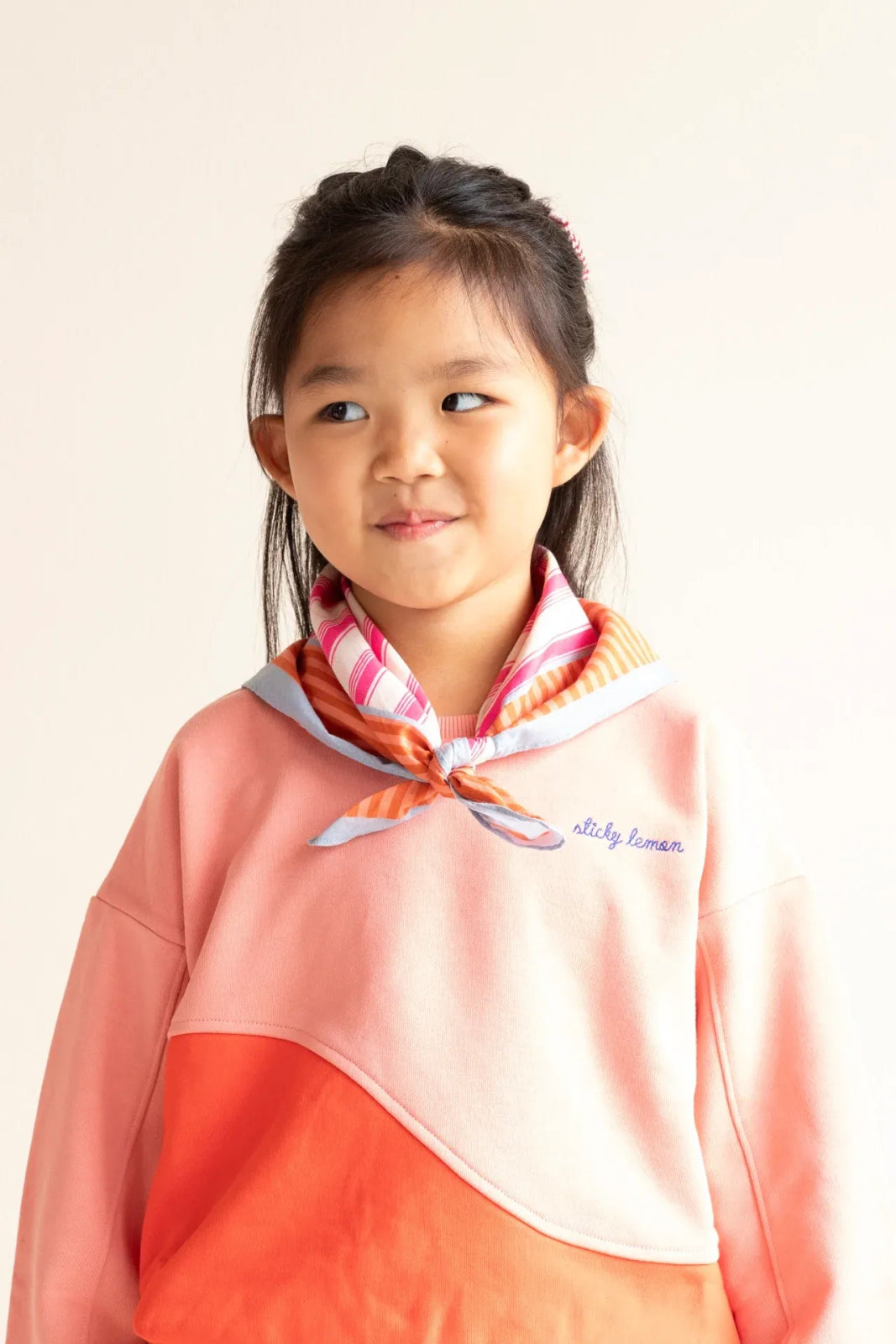 Sticky Lemon - WONDERS Schal • coral pink + shipwreck - Schal - ROSA ECK