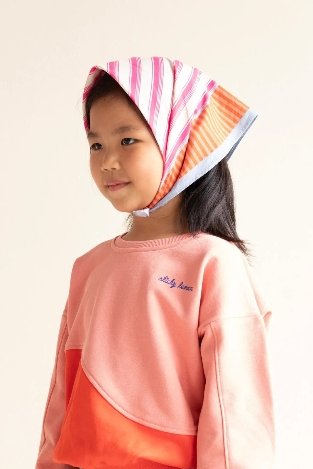 Sticky Lemon - WONDERS Schal • coral pink + shipwreck - Schal - ROSA ECK