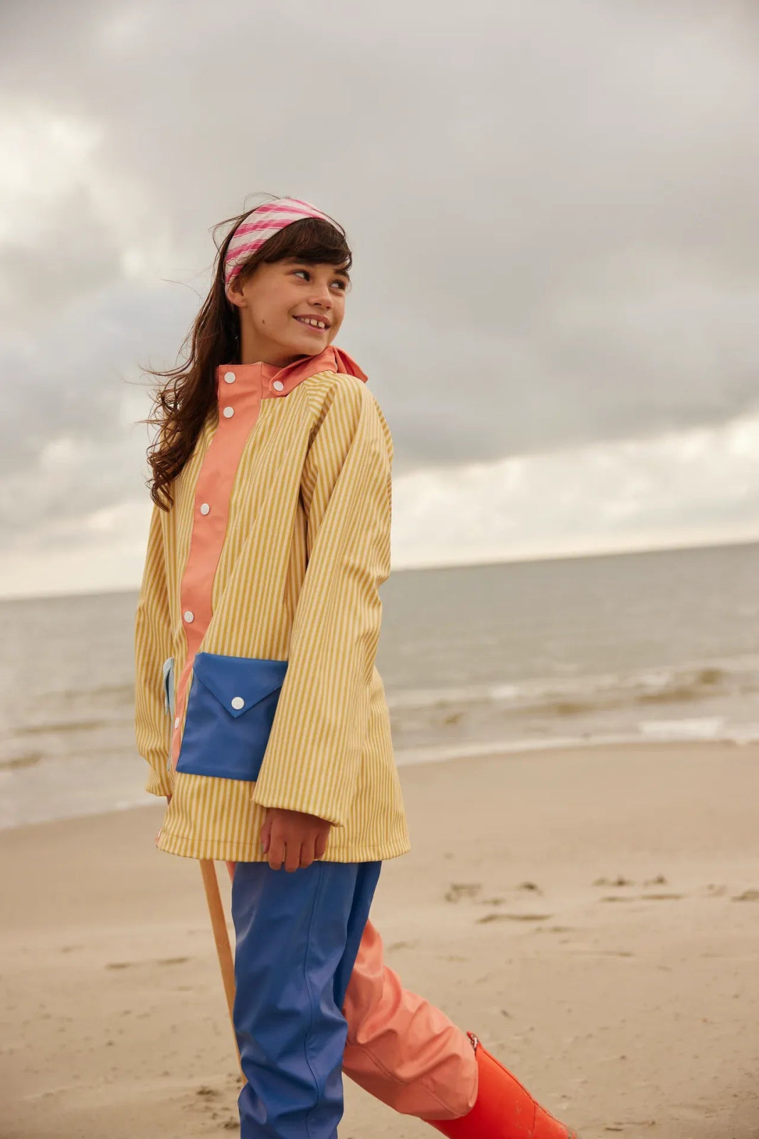 Sticky Lemon - WONDERS Schal • coral pink + shipwreck - Schal - ROSA ECK