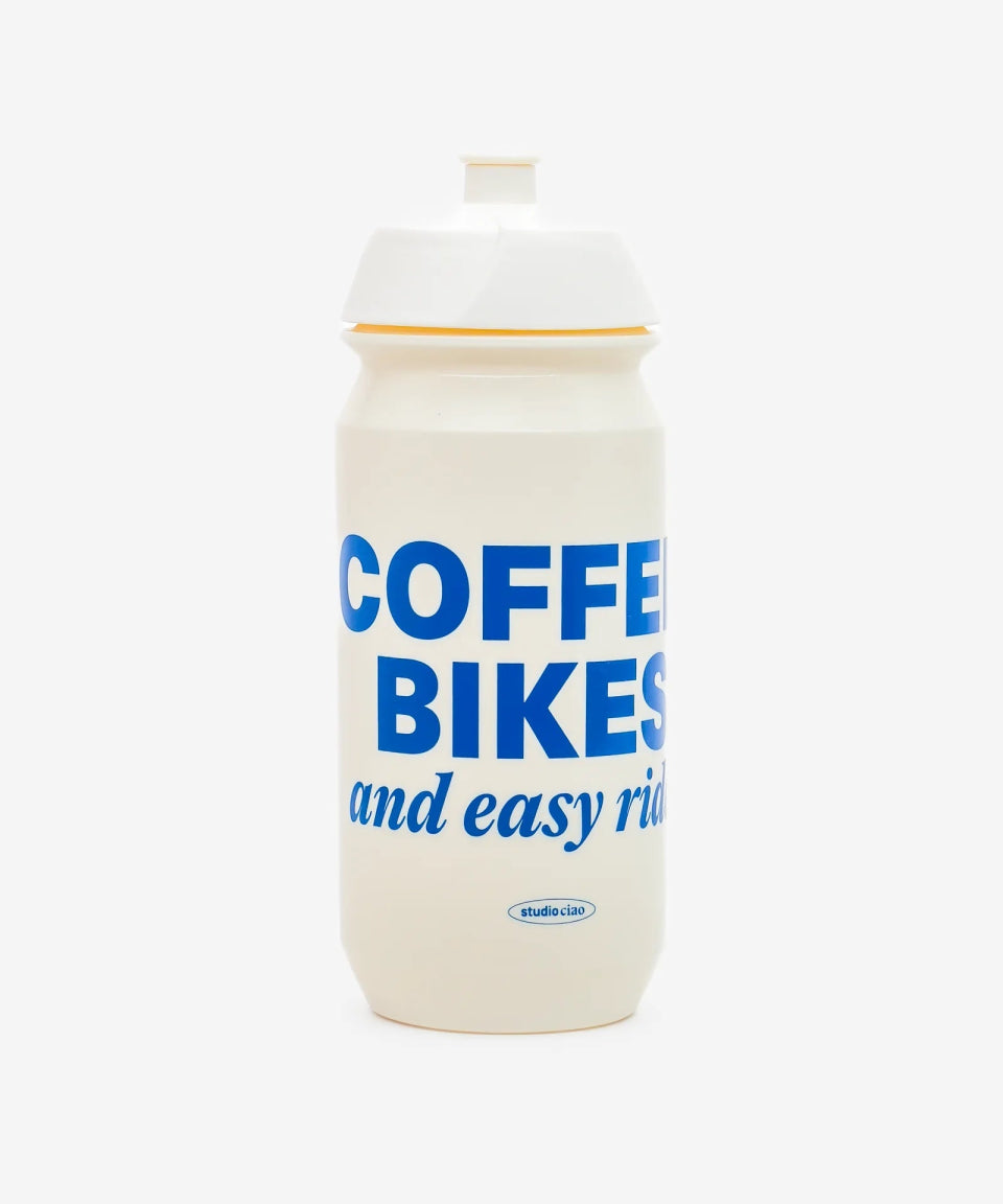 studio ciao - COFFEE, BIKES & EASY RIDES Bidon Trinkflasche (500 ml) - Trinkflasche - ROSA ECK Concept Store