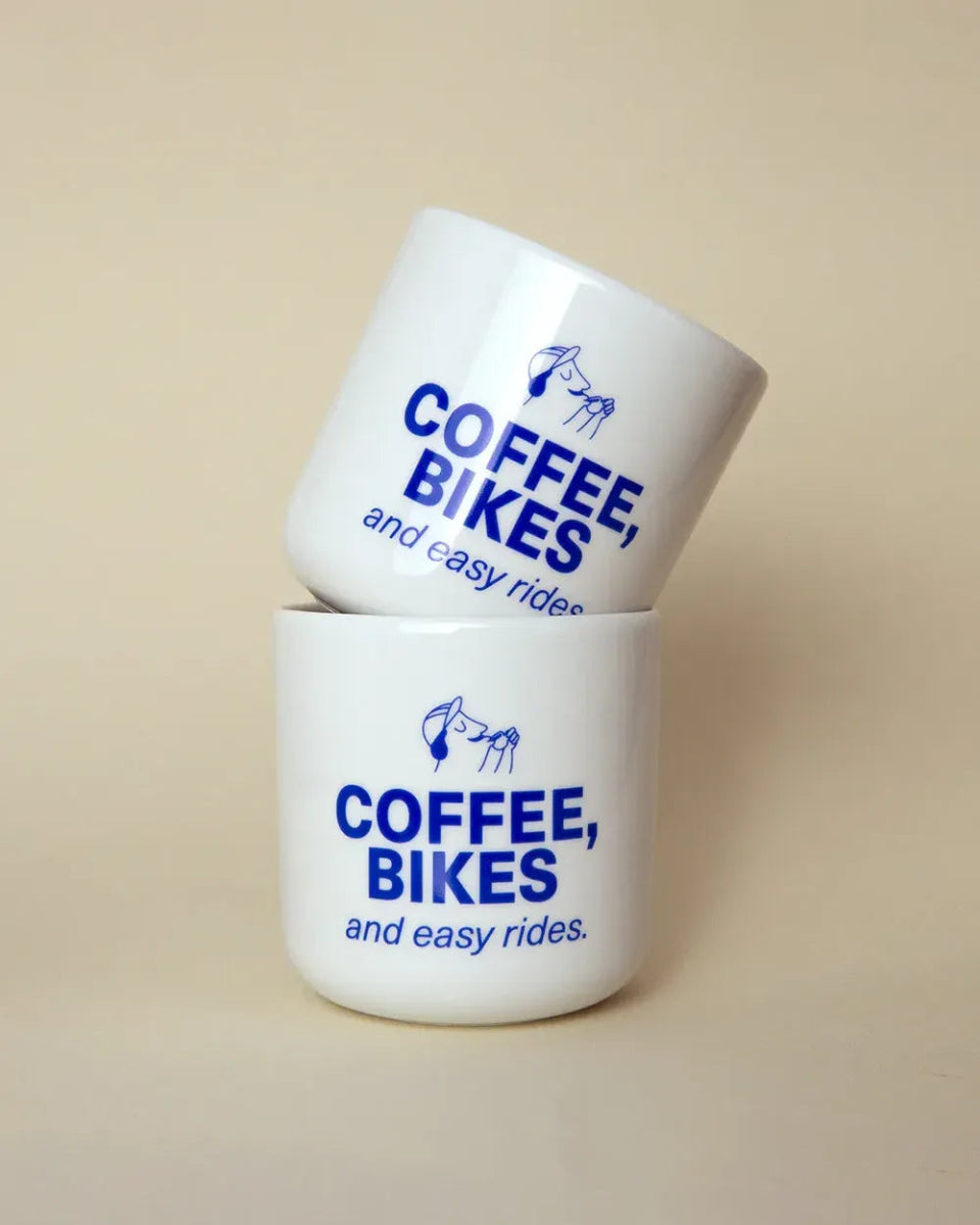 studio ciao - COFFEE, BIKES & easy rides Porzellanbecher - Kaffee - und Teetasse - ROSA ECK Concept Store