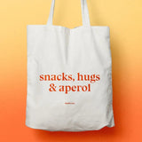 studio ciao - SNACKS, HUGS & APEROL Jutebeutel - Tasche - ROSA ECK Concept Store