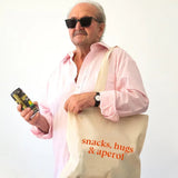 studio ciao - SNACKS, HUGS & APEROL Jutebeutel - Tasche - ROSA ECK Concept Store