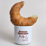studio ciao - SNOOZE OPERATOR Porzellanbecher - Kaffee - und Teetasse - ROSA ECK Concept Store