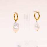 Studio Toto Nono - LIZ Hoops - ROSA ECK - Gold, ,