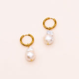 Studio Toto Nono - LIZ Hoops - ROSA ECK - Gold, ,