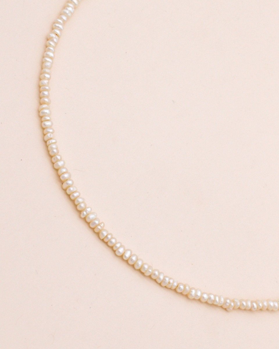 Studio Toto Nono - MINI PEARL Necklace - ROSA ECK - Gold, ,