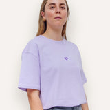 Studio Toto Nono - SEID LIEB Unisex Oversized T-Shirt Lila - ROSA ECK - Lila, SEID LIEB,