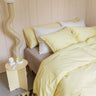 SUITE702 - Bettbezug aus Bio-Baumwolle • Butter Yellow - ROSA ECK