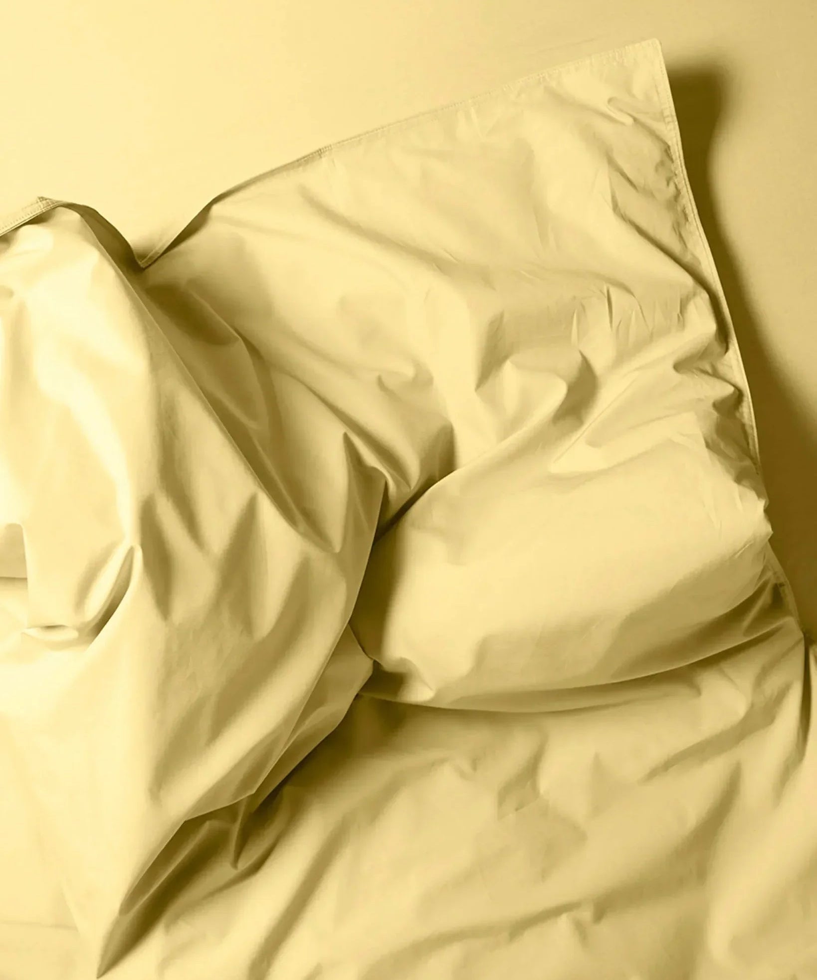 SUITE702 - Bettbezug aus Bio-Baumwolle • Butter Yellow - ROSA ECK