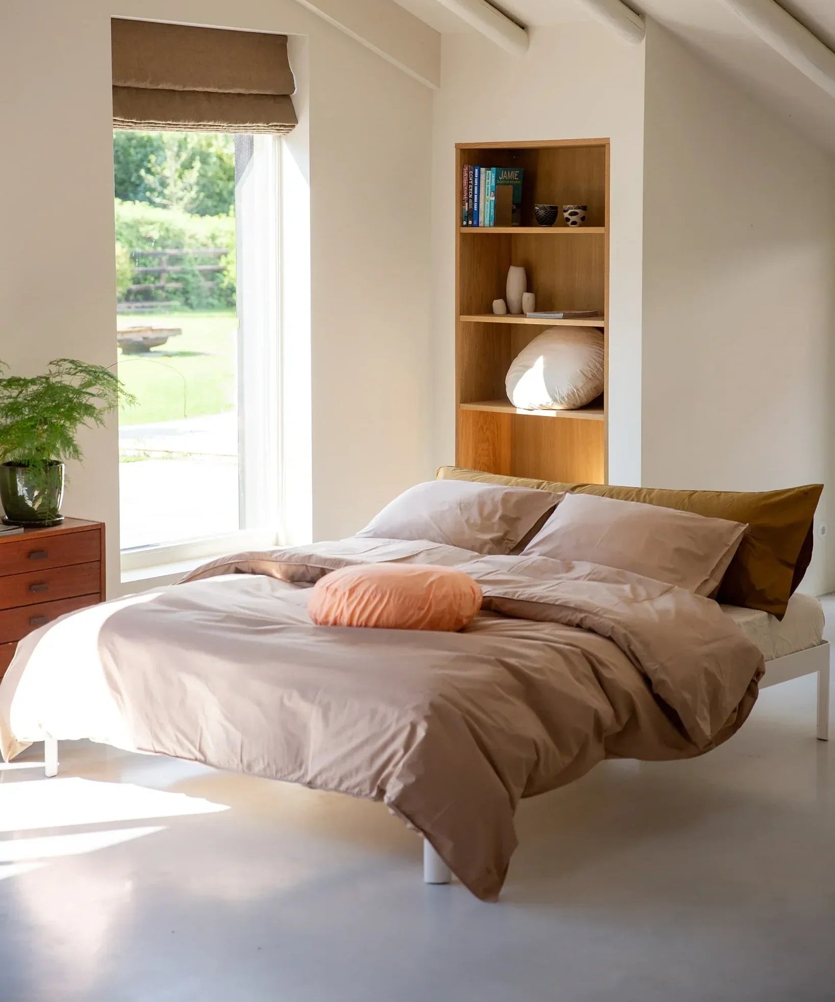 SUITE702 - Bettbezug aus Bio-Baumwolle • Camel - ROSA ECK