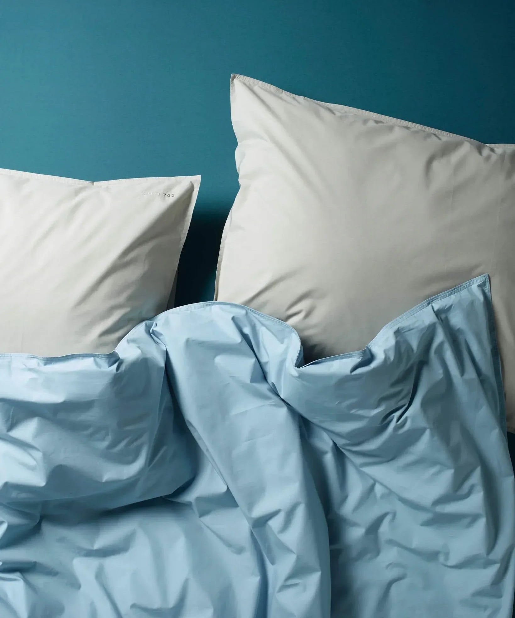SUITE702 - Bettbezug aus Bio-Baumwolle • Sky Blue - ROSA ECK
