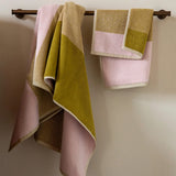 BLEND Handtuch-Set (2 Stk.) • Blush-Olive