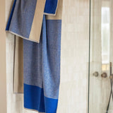 BLEND Handtuch-Set (2 Stk.) • Cobalt Blue-Ecru
