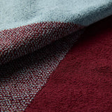 BLEND Handtuch-Set (2 Stk.) • Sky Blue-Bordeaux