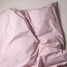 SUITE702 - Gestreifter Bettbezug aus Bio-Baumwolle (135 x 200 cm) • Pink-Ecru - ROSA ECK