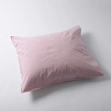 Gestreifter Kissenbezug aus Bio-Baumwolle (80 x 80 cm) • Pink-Ecru
