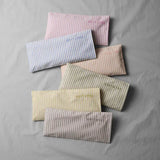 SUITE702 - Gestreiftes Augenkissen • Pink - Ecru - Eye Pillow - ROSA ECK