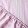 SUITE702 - Gestreiftes Spannbettlaken aus Bio-Baumwolle • Pink-Ecru - ROSA ECK
