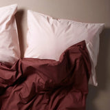 Kissenbezug aus Bio-Baumwolle (80 x 80 cm) • Blush