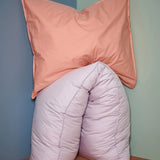 Kissenbezug aus Bio-Baumwolle (80 x 80 cm) • Dusty Rose