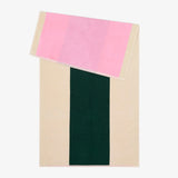 MARTENS & MARTENS Badetuch (70 x 140 cm) • Pink-Dark Green
