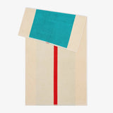 MARTENS & MARTENS Badetuch (70 x 140 cm) • Red-Turquoise