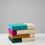 MARTENS & MARTENS Badetuch (70 x 140 cm) • Yellow-Fuchsia