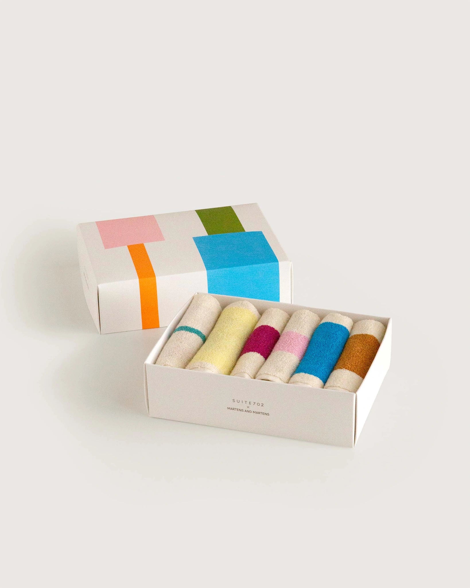 MARTENS & MARTENS Mini-Handtücher (6er-Set 30 x 30 cm) • Gift Set