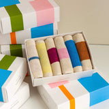 SUITE702 - MARTENS & MARTENS Mini-Handtücher (6er-Set 30 x 30 cm) • Gift Set - ROSA ECK