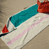 MARTENS & MARTENS Strandtuch (90 x 180 cm) • Pink-Turquoise-Lime-Red