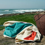 MARTENS & MARTENS Strandtuch (90 x 180 cm) • Pink-Turquoise-Lime-Red