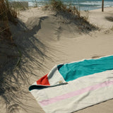 MARTENS & MARTENS Strandtuch (90 x 180 cm) • Pink-Turquoise-Lime-Red