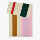 MARTENS & MARTENS Strandtuch (90 x 180 cm) • Red-Dark Green-Toffee-Pink